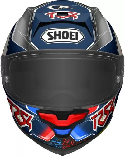 SHOEI Full-face helmet X-Spirit Pro Toprak - blue-red-white