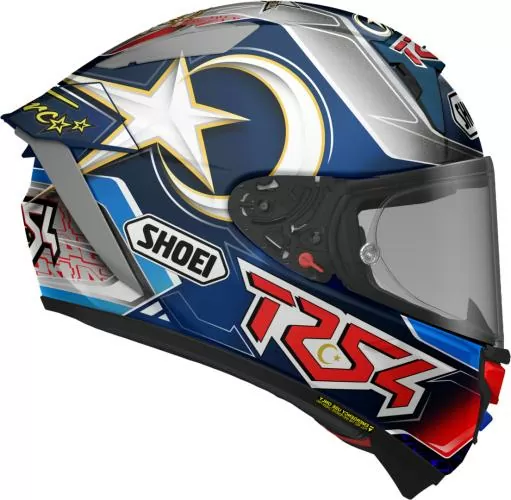 SHOEI Full-face helmet X-Spirit Pro Toprak - blue-red-white