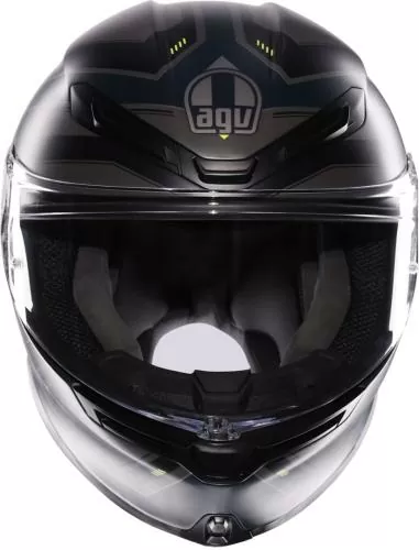 AGV Full Face Helmet K6 S Enhance - matt grey-fluo yellow