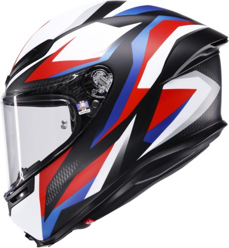 AGV Full Face Helmet K6 S Timewarp - matt black red blue