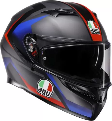 AGV Full-face helmet K3 Striga - matt black blue red