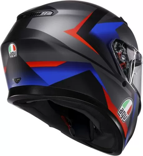 AGV Full-face helmet K3 Striga - matt black blue red