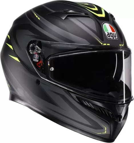 AGV Full-face helmet K3 Syth - matt black grey yellow