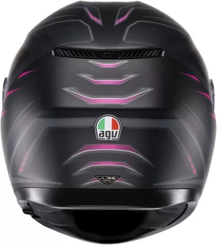AGV Full Face Helmet K3 Syth - mat black grey pink