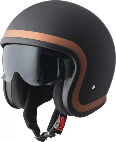 gms Ride Jet Helmet - matt black-bronze