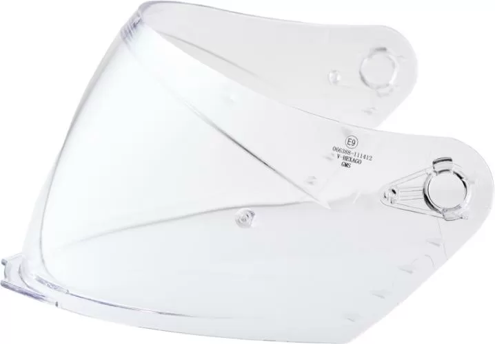 gms Visor Pinlock® prepared full-face helmet Hexago - transparent
