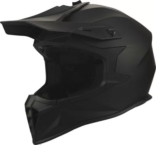 gms Motocrosshelm Fortis - schwarz-matt