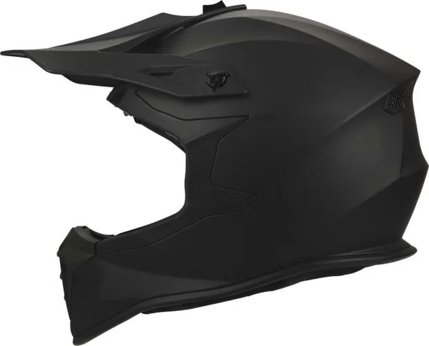 gms Motocrosshelm Fortis - schwarz-matt