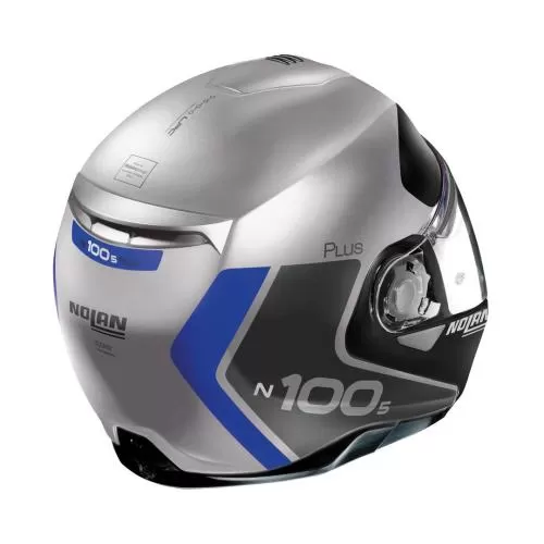Nolan N100-5 SP Distinctive #30 Flip-Up Helmet - grey matt-blue