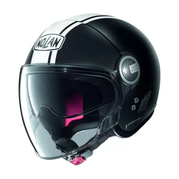 Nolan N21 Visor Dolce Vita #99 Open Face Helmet - black matt-white