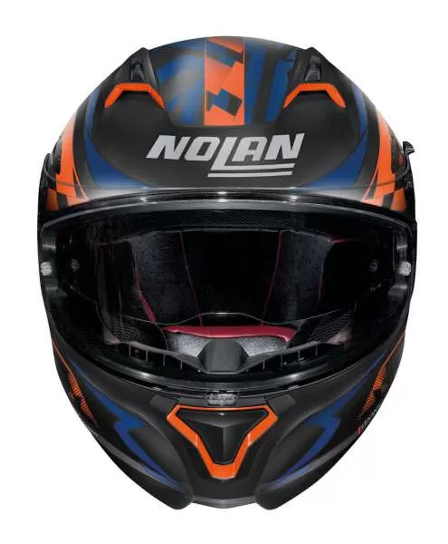 Nolan N87 Venator N-Com #91 Integralhelm - schwarz matt-orange