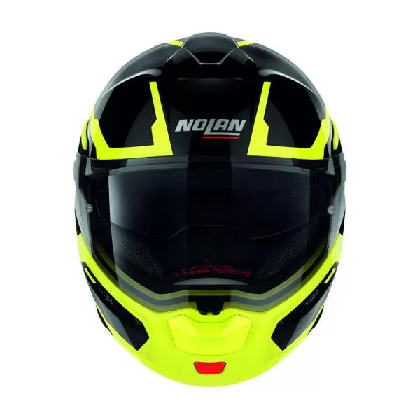 Nolan N90-3 Driller N-Com #26 Flip-Up Helmet - black-yellow