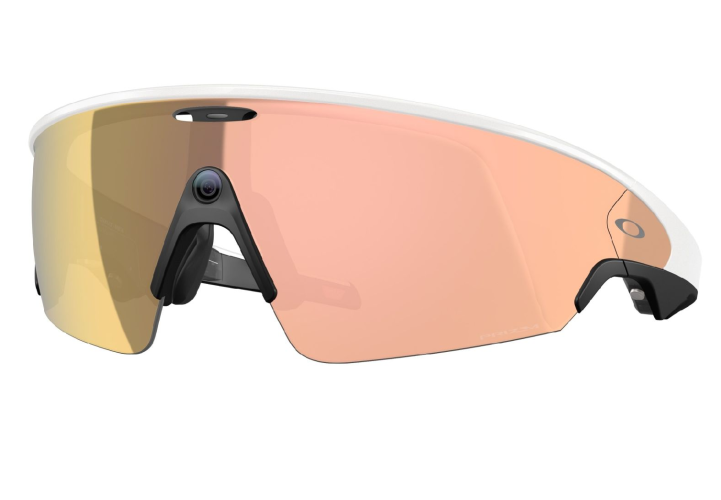 Oakley Vanguard Meta Sonnenbrille - weiss / prizm rose gold
