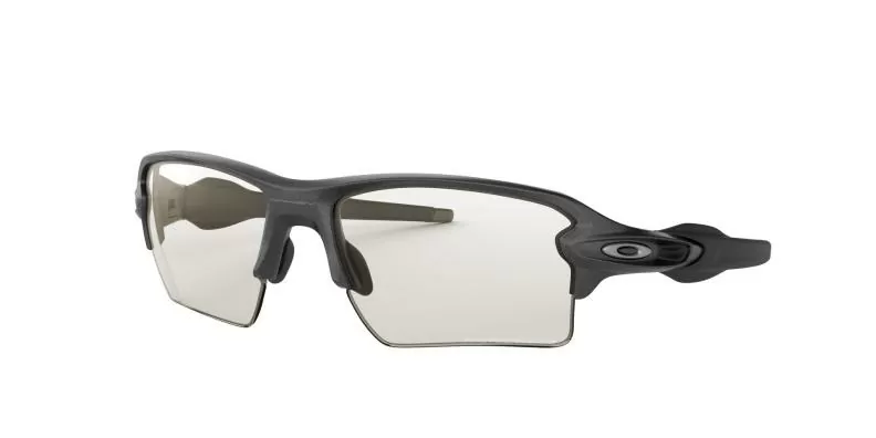 Oakley Sonnenbrille Flak 2.0 Xl - steel, clear 50% black irid photo
