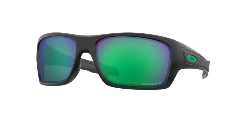 Oakley Sonnenbrille Turbine - matte black, prizm jade polarized