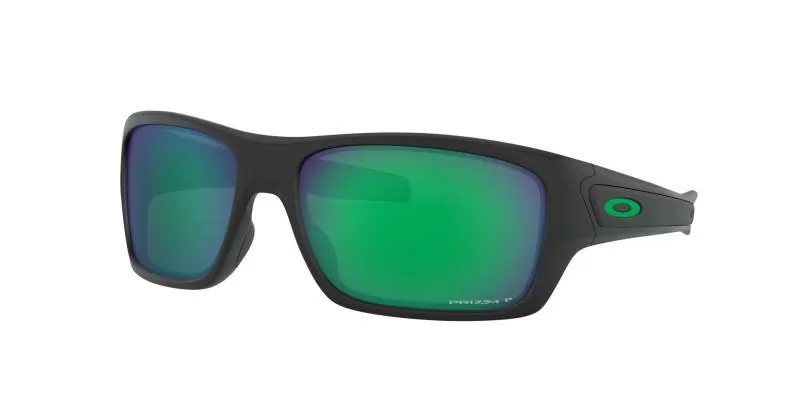 Oakley Sonnenbrille Turbine - matte black, prizm jade polarized