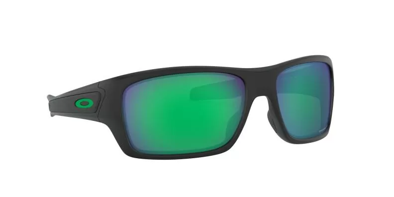 Oakley Sonnenbrille Turbine - matte black, prizm jade polarized