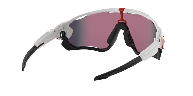 Oakley Sunglass Jawbreaker - polished white, prizm road