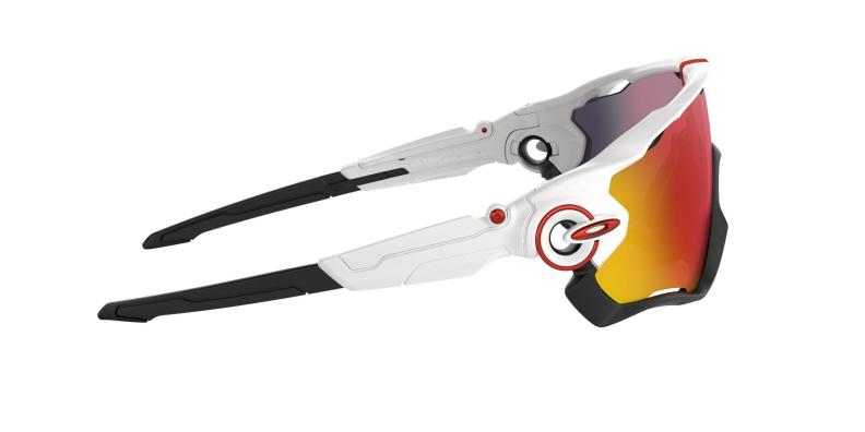 Oakley Sunglass Jawbreaker - polished white, prizm road