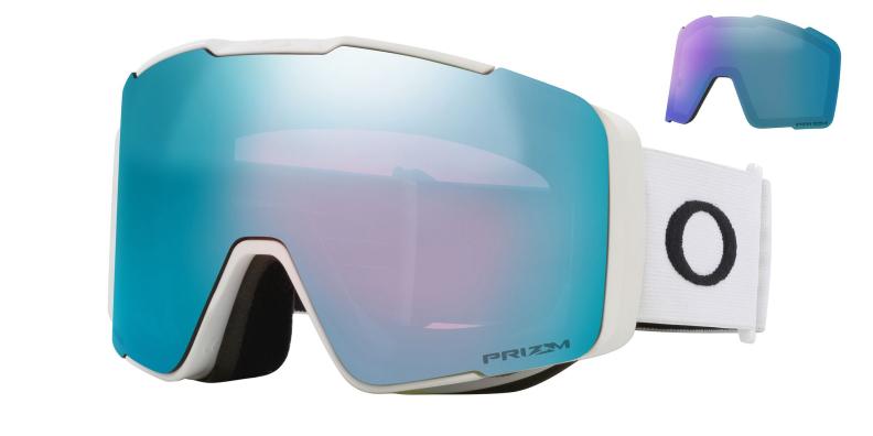 Oakley Line Miner Pro L 00 - Matte White, Prizm Sapphire & Prizm Iced