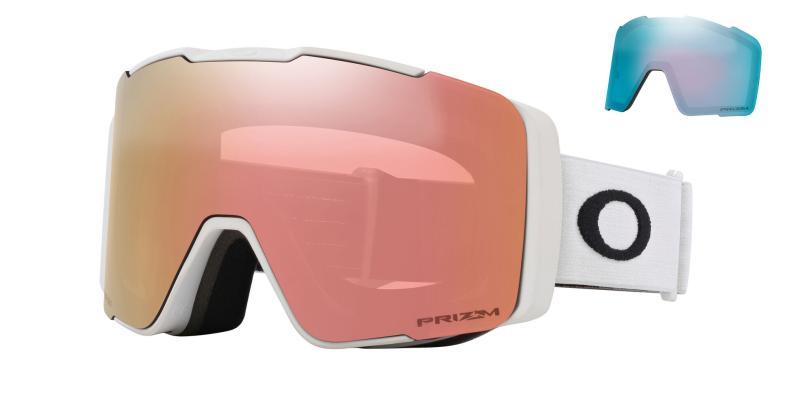 Oakley Line Miner Pro M 00 - Matte White, Prizm Rose Gold & Prizm Sapphire