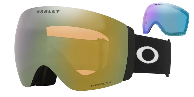 Oakley Flight Deck Pro L 00 - Matte Black, Prizm Sage Gold & Prizm Iced
