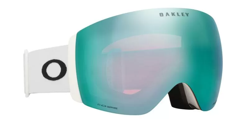 Oakley Flight Deck Pro L 00 - Matte White, Prizm Sapphire & Prizm Sage Go