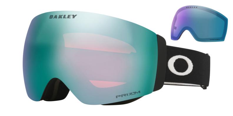 Oakley Flight Deck Pro M 00 - Matte Black, Prizm Sapphire & Prizm Iced