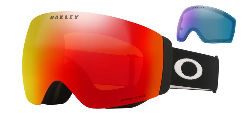 Oakley Flight Deck Pro M 00 - Matte Black, Prizm Torch & Prizm Iced