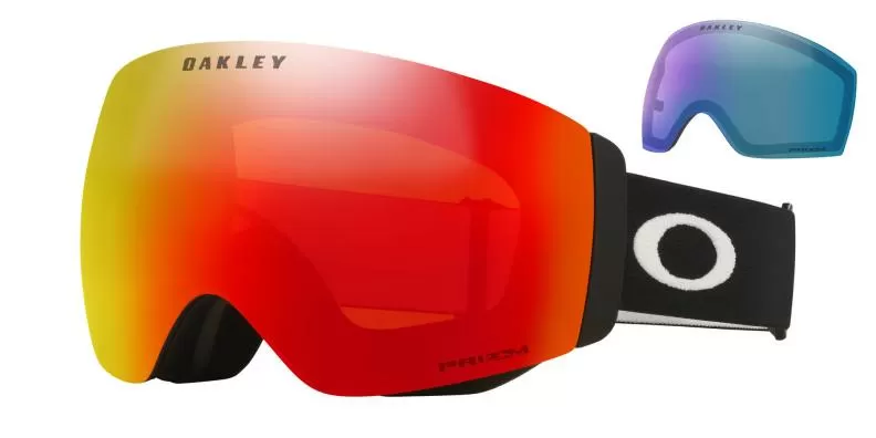 Oakley Flight Deck Pro M 00 - Matte Black, Prizm Torch & Prizm Iced