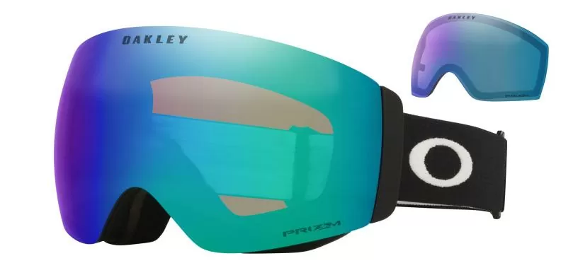 Oakley Flight Deck Pro M 00 - Matte Black, Prizm Argon & Prizm Iced