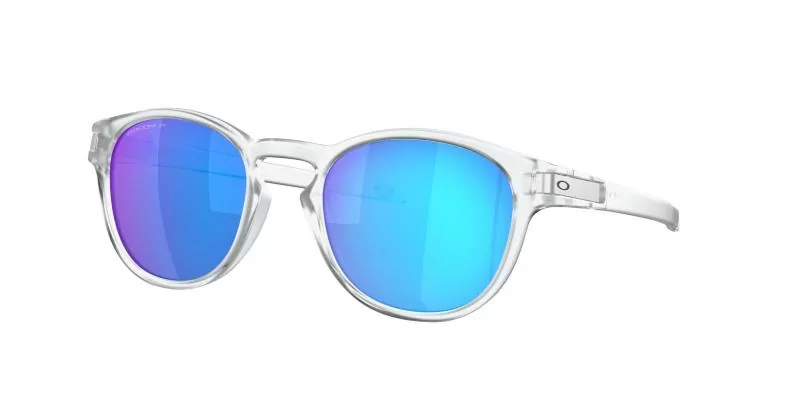 Oakley Latch 53 - Matte Clear, Prizm Sapphire Polarized