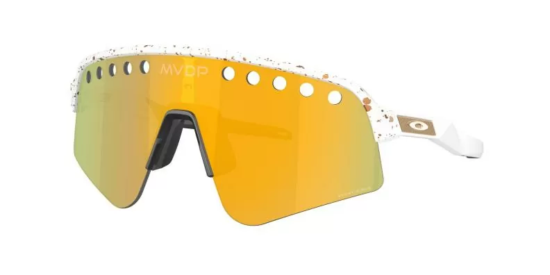 Oakley Sutro Lite Sweep 39 - Mvdp Red/gold Splatter, Prizm 24k