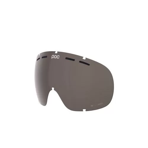 POC Replacement Glass for Fovea Mid/Fovea Mid Race Ski Goggles - Clarity Universal/Partly Cloudy Grey
