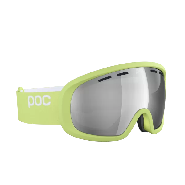 Poc Fovea mid Clarity Ski Goggles - Lemon Calcite, Clarity Define/Spektris SIlver