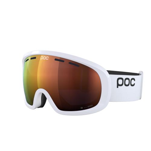 POC Fovea Mid Skibrille - Hydrogen White/Partly Sunny Orange