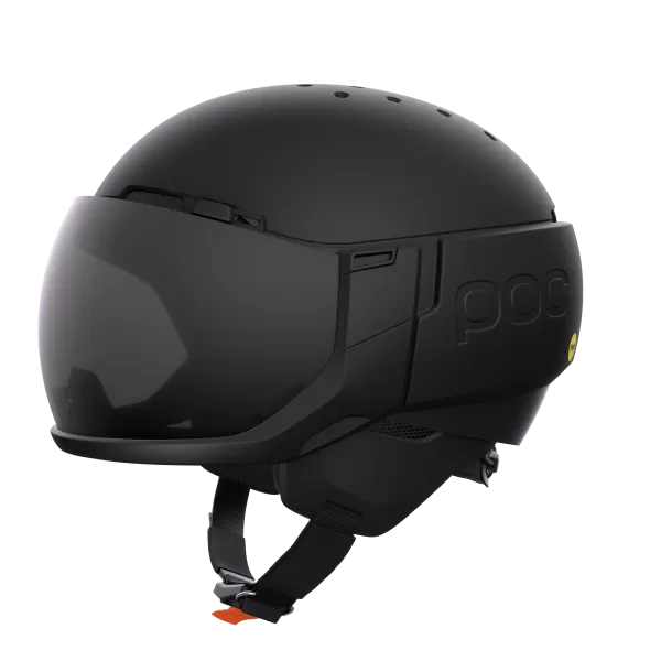 POC Levator MIPS Visor Ski Helmet - Uranium Black Matt
