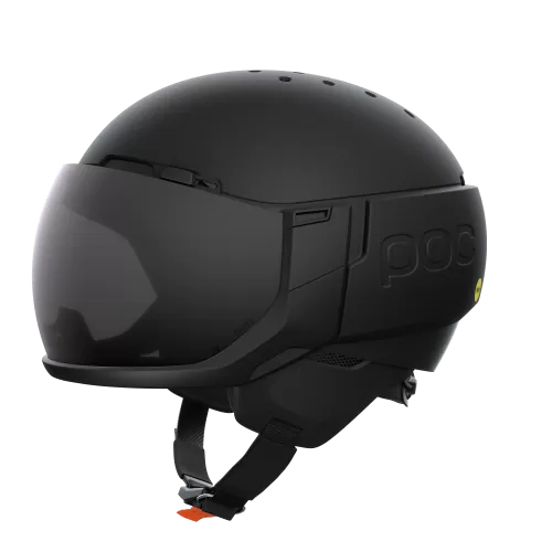 POC Levator MIPS Visor Ski Helmet - Uranium Black Matt