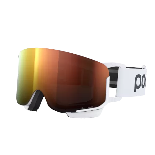 POC Nexal Mid Clarity Skibrille - Hydrogen White / Spektris Orange S2