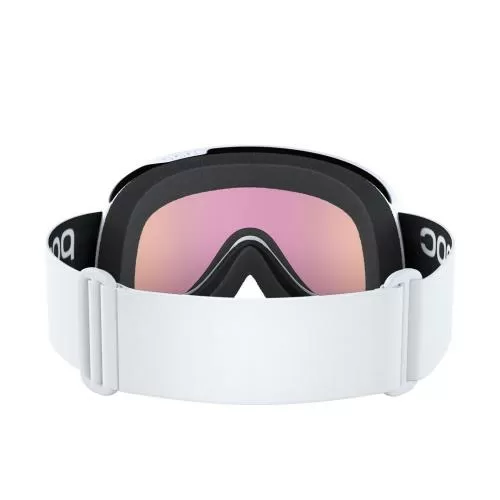 Poc Retina Mid Ski Goggles - Hydrogen White/Partly Sunny Orange