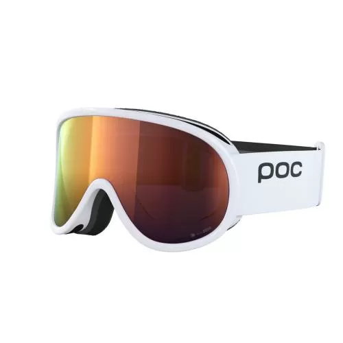 Poc Retina Mid Ski Goggles - Hydrogen White/Partly Sunny Orange