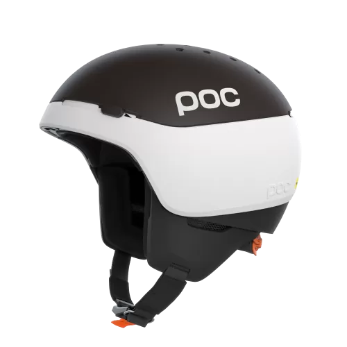 Poc Skihelm Meninx RS MIPS - Hydrogen White/Axinite Brown Matt