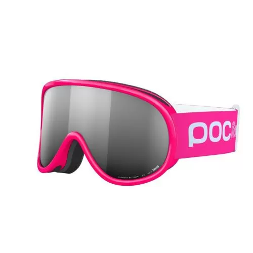 POCito Retina Kids Ski Goggles - Fluorescent Pink/Partly Sunny Silver