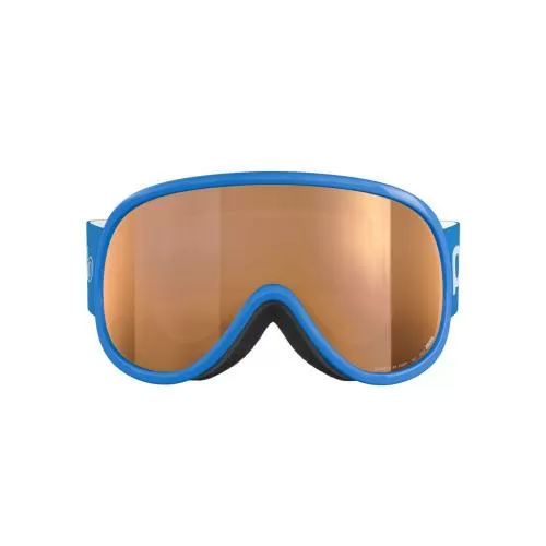 POCito Retina Kids Ski Goggles - Fluorescent Blue/Partly Sunny Light Orange