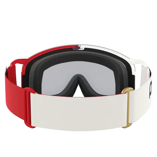 POC Nexal Mid Skibrille - Rouge/Blanc/Partly Sunny Ivory