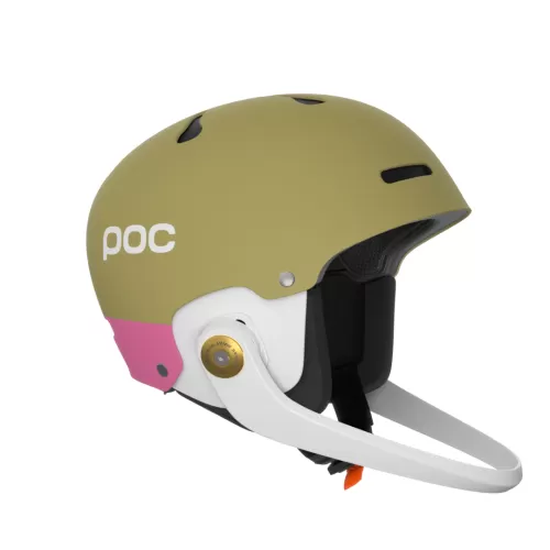 POC Artic SL MIPS Skihelm - Olivine Green Matt/Thulite Pink Matt