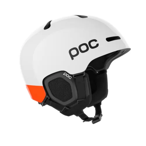 POC Fornix MIPS Ski Helmet - Hydrogen White/Fluorescent Orange