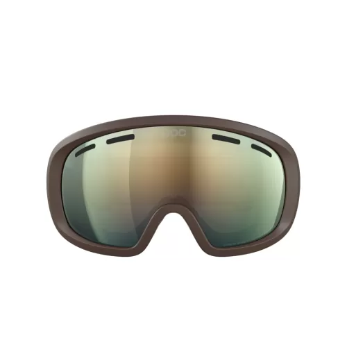 POC Fovea Mid Ski Goggles - Bronzite Brown/Sunny Cool Gold