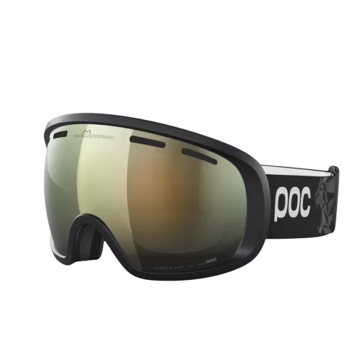 POC Fovea Marco Odermatt Ed. Skibrille - Uranium Black/Podium Gold/Sunny Gold