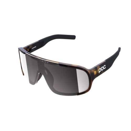 POC Aspire Sportbrille - Tortoise Brown/Clarity Road/Sunny Silver